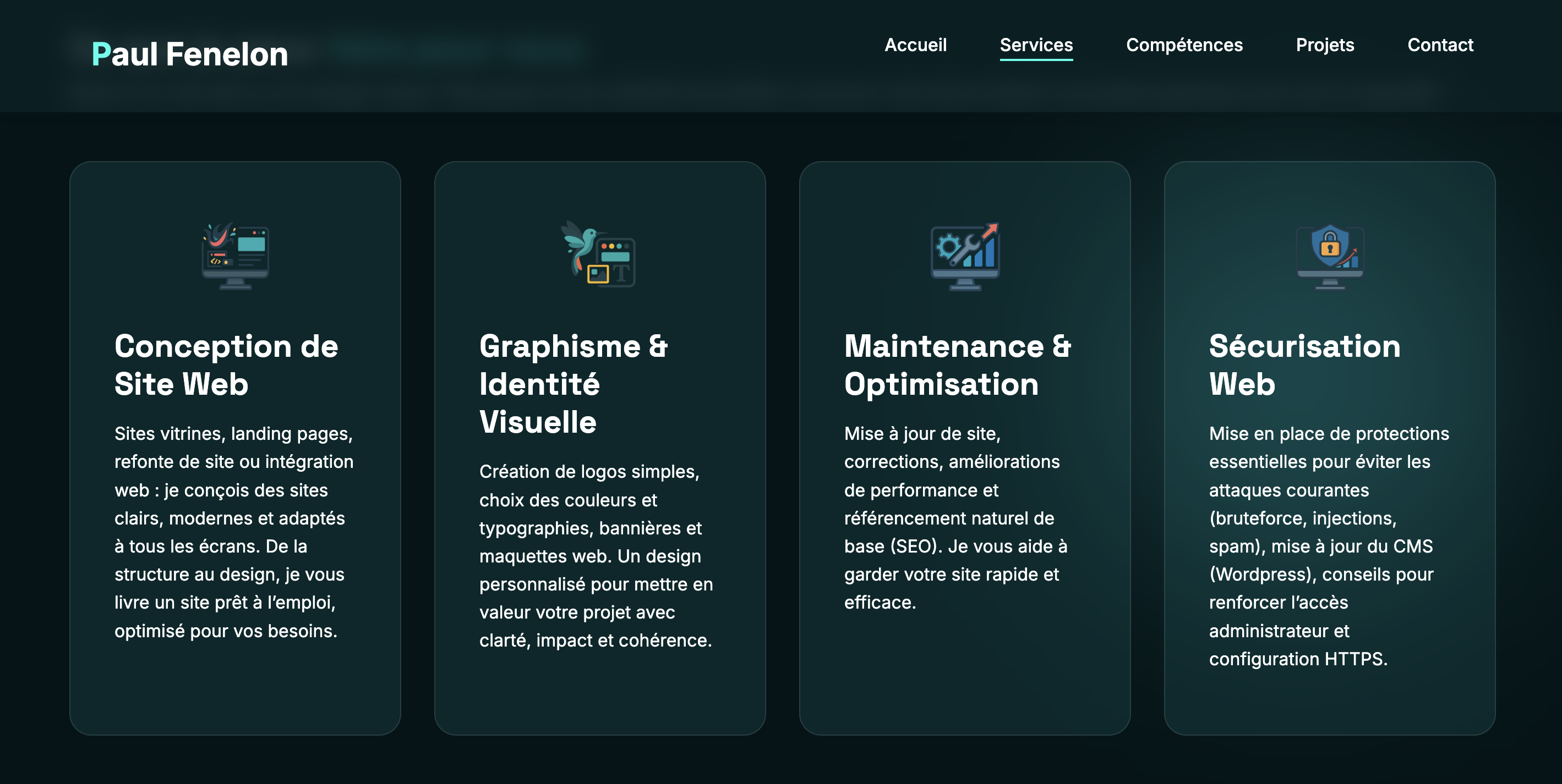 mon site portfolio